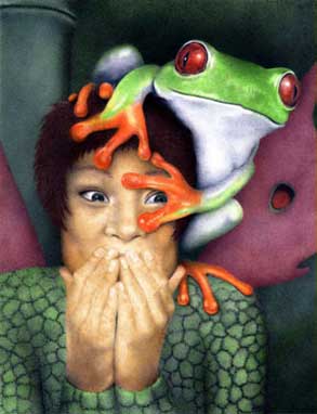 TREE FROG FAERY by Kristen Schwartz